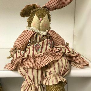 Miss Bunny Sitting on Shelf